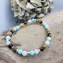 Lade das Bild in den Galerie-Viewer, Armband *Schutz und Achtsamkeit* (6mm)