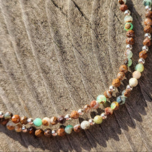 Lade das Bild in den Galerie-Viewer, Kurze Halskette Chrysopras