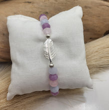 Lade das Bild in den Galerie-Viewer, Armband Amethyst/ Aquamarin/ Rosenquarz (8mm) GR.S