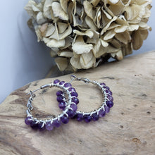 Lade das Bild in den Galerie-Viewer, Creolen Amethyst