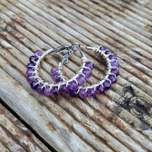Lade das Bild in den Galerie-Viewer, Creolen Amethyst