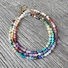 Lade das Bild in den Galerie-Viewer, Fusskette *Rainbow*/ Edelstahl goldfarbig