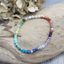 Lade das Bild in den Galerie-Viewer, Armband *Rainbow* (4mm) silber