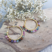 Lade das Bild in den Galerie-Viewer, Creolen Turmalin