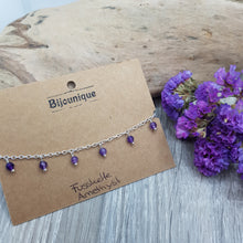 Lade das Bild in den Galerie-Viewer, Fusskette Amethyst