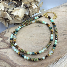 Lade das Bild in den Galerie-Viewer, Kurze Halskette *Hoffnung, Mut &amp; Balance*
