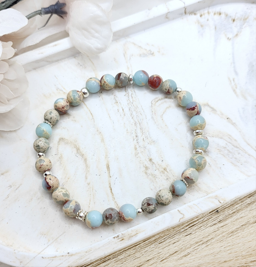 Armband Terra Jaspis  (6mm)