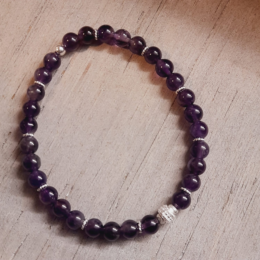 Armband Amethyst (6mm)