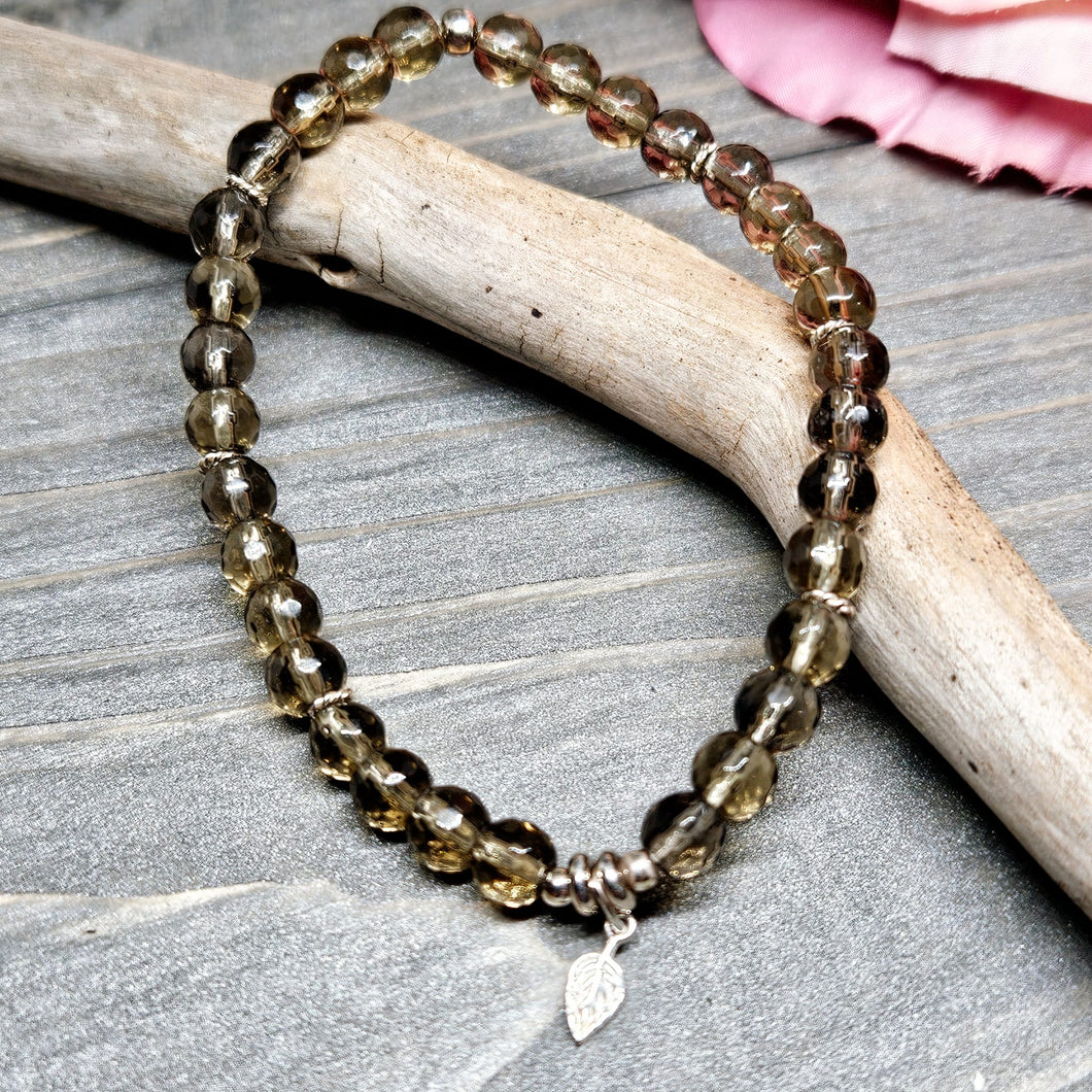 Armband Rauchquarz  (6mm)