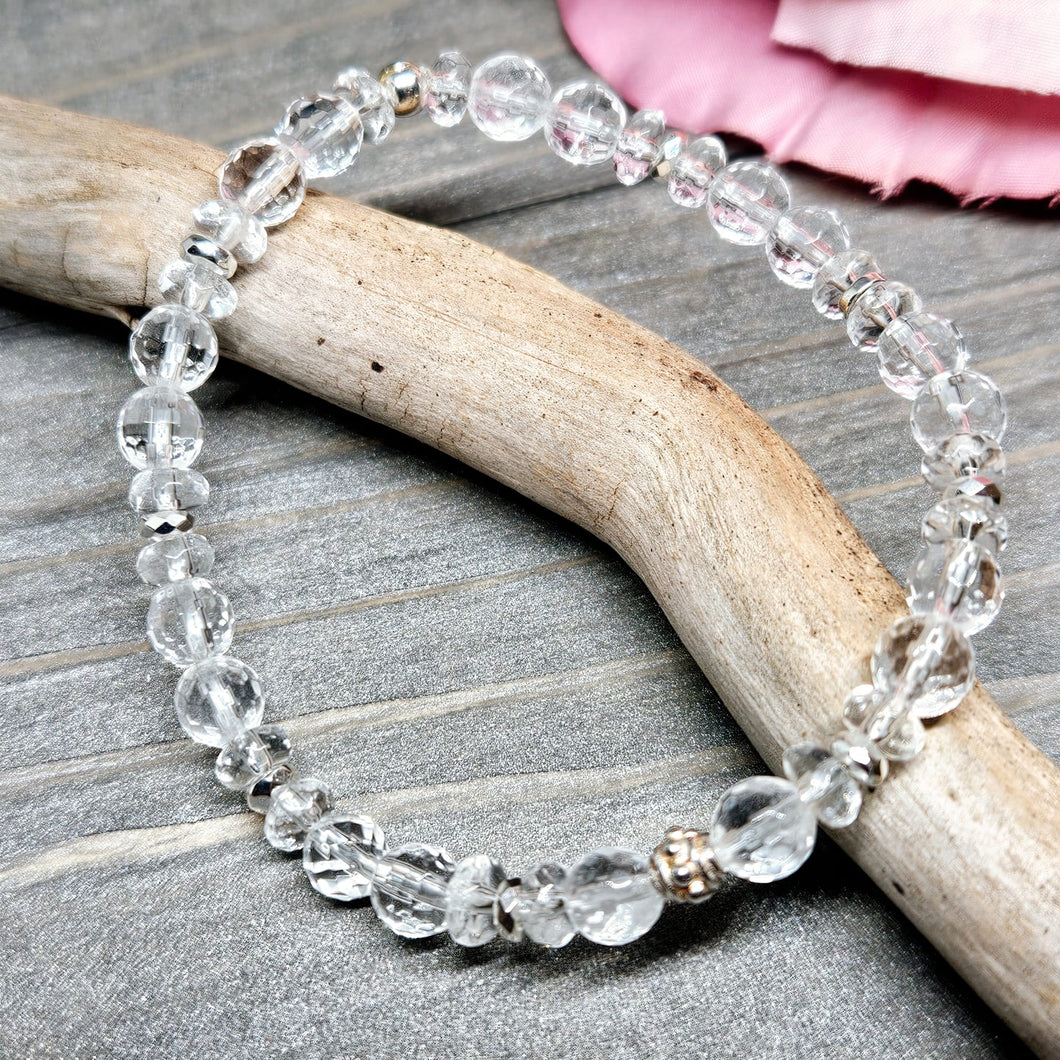 Armband Bergkristall (6mm)