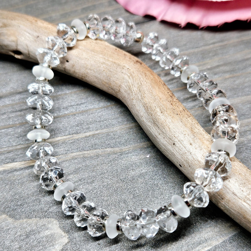 Armband Bergkristall (8mm und 6mm)
