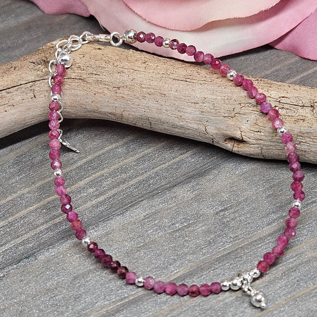 Armband pink Turmalin (2mm)