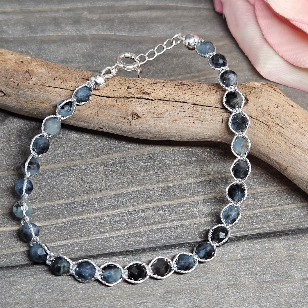 Armband Aquamarin (4mm)