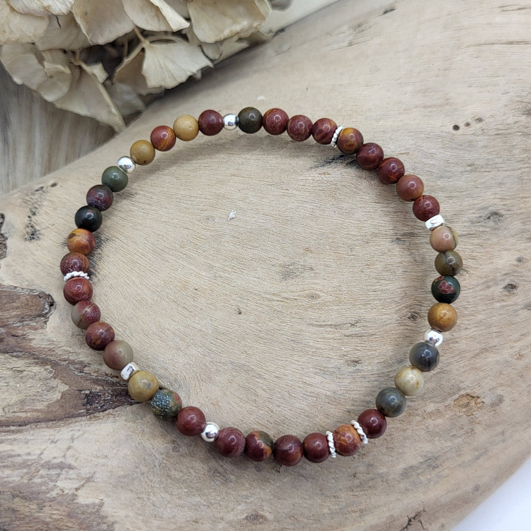 Armband Picasso Jaspis (4mm)