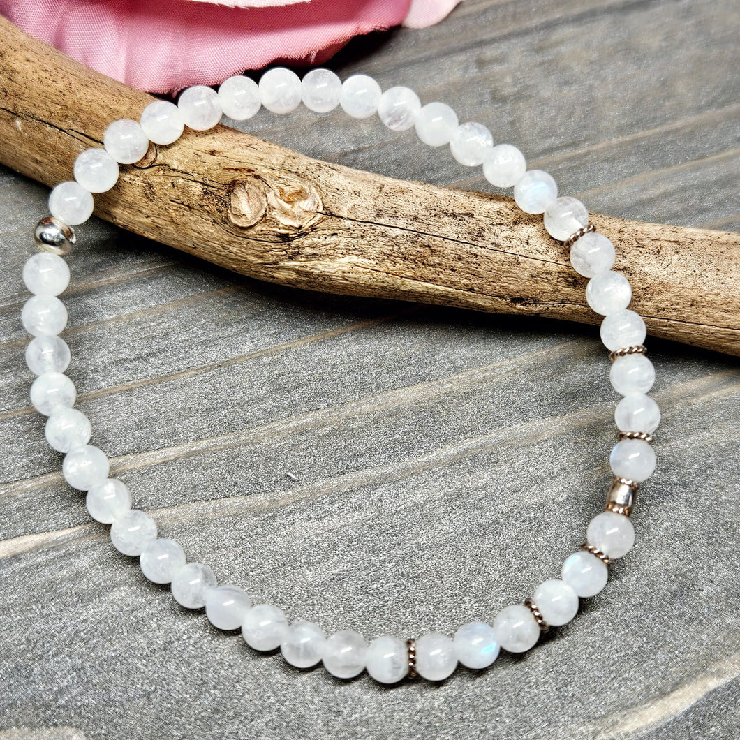 Armband Mondstein (4mm)