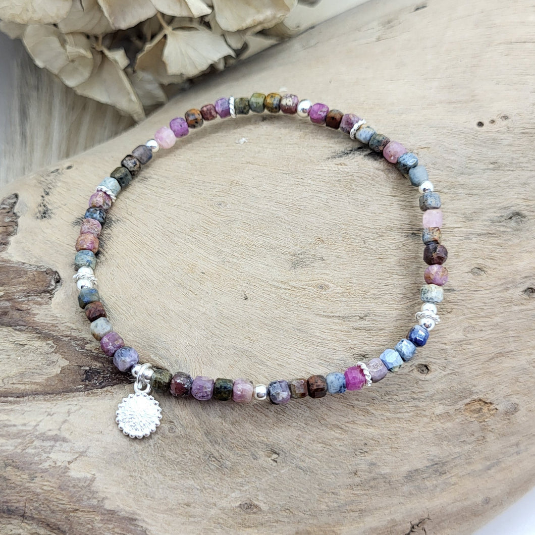 Armband Saphir / Rubin (3mm)