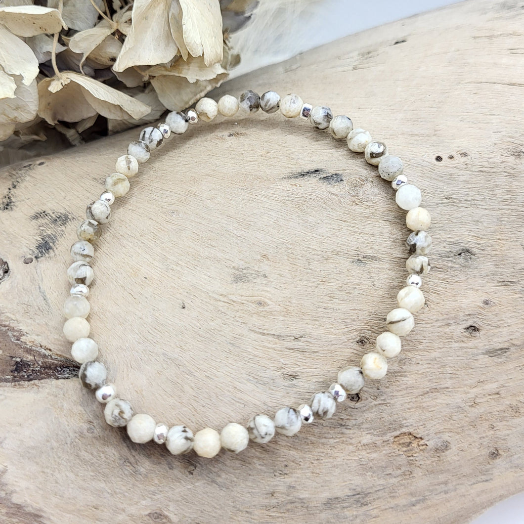 Armband fac. Jaspis (4mm)