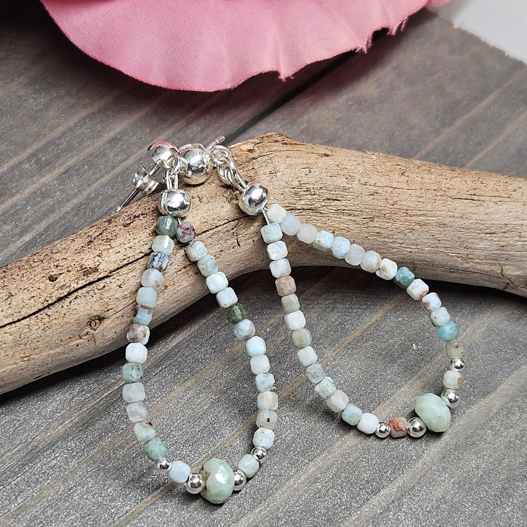 Ohrhänger Larimar / Silber