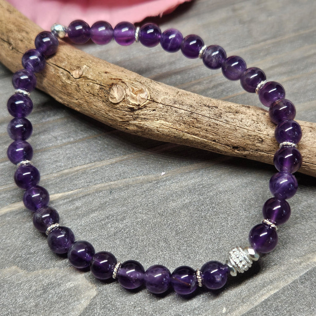 Armband Amethyst (6mm)