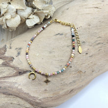 Lade das Bild in den Galerie-Viewer, Armband Achat (2,5mm) vergoldet
