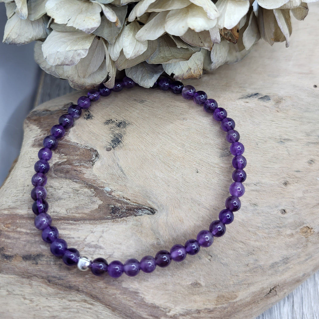 Armband *Simply* Amethyst (4mm)